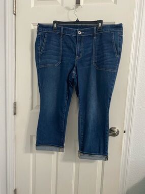 Torrid Women’s Dark Blue Cropped Jeans